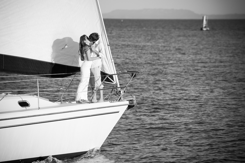 Santa Barbara Boat Wedding photo