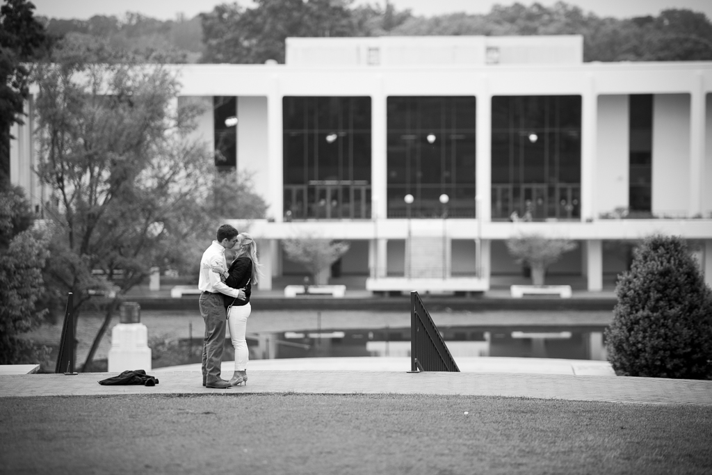 Marriage Proposal Clemson University Carillon Gardens