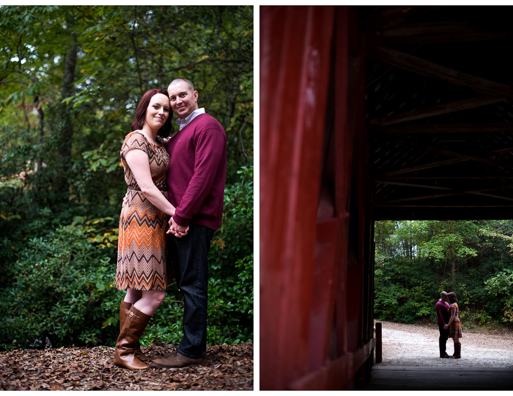 Campbell's Covered Bridge Engagement Photos