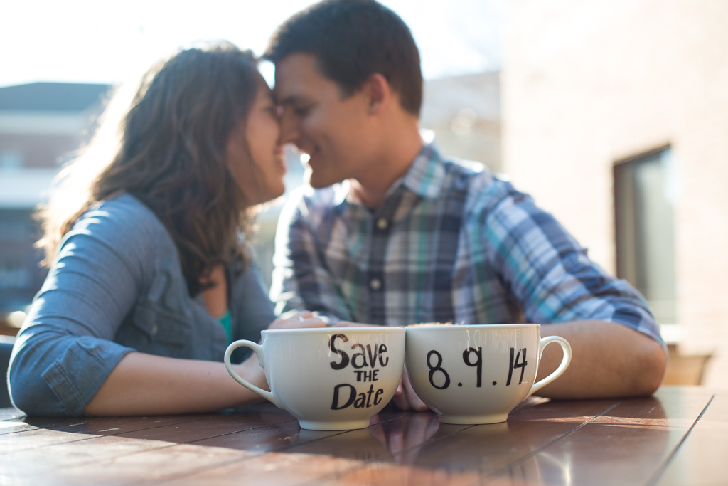 Coffee Mug Save the Date Photo