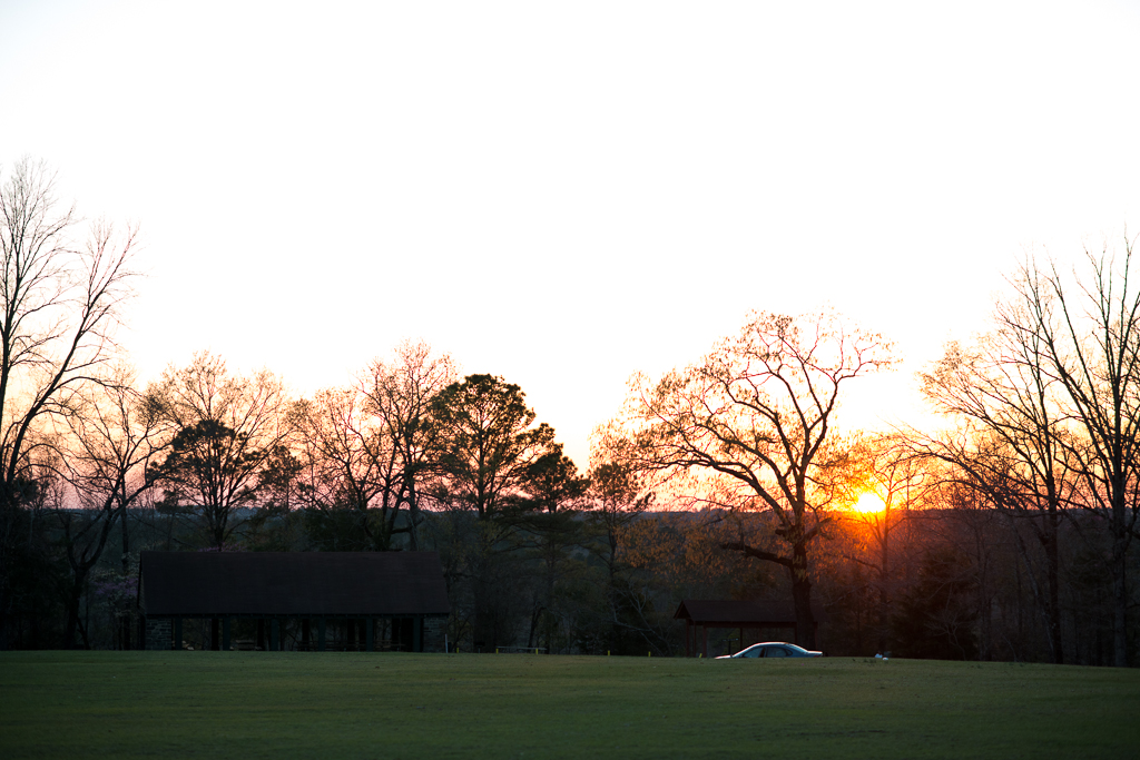 Auburn University Chewacla State Park Sunset Engagement Photos