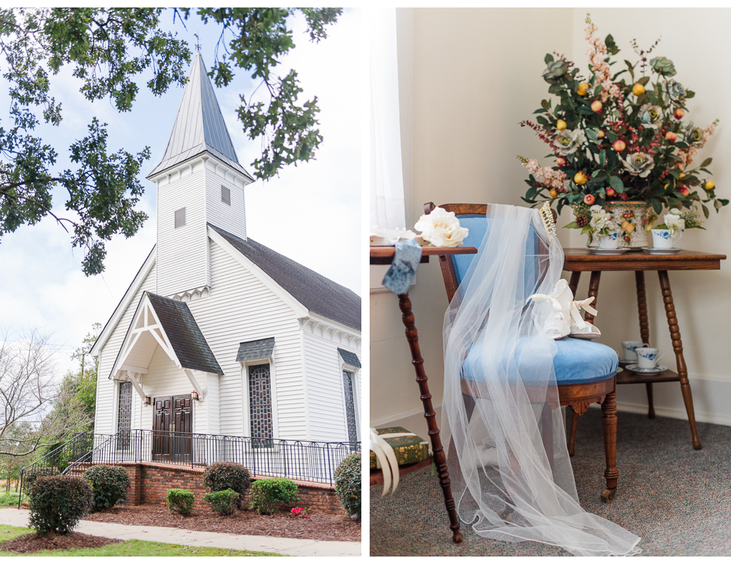 Small town Church wedding