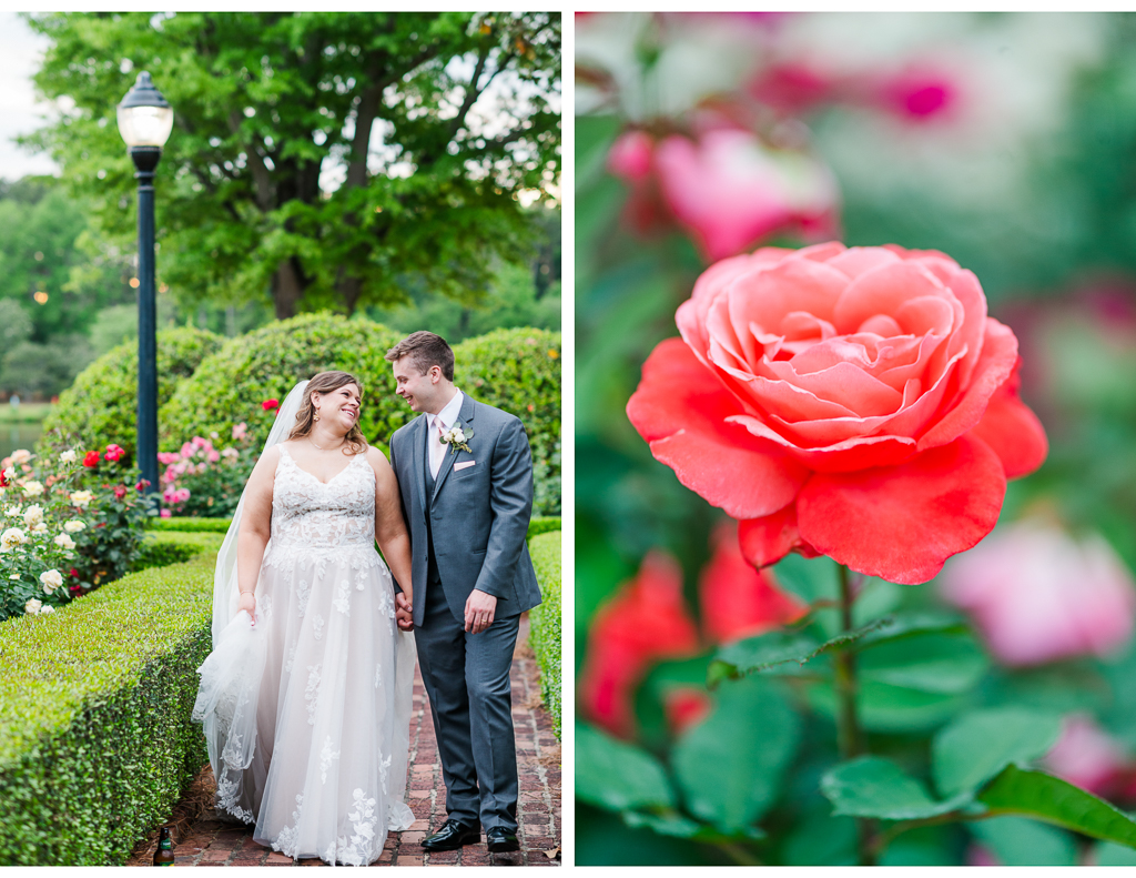 Furman University Rose Garden Wedding Photos