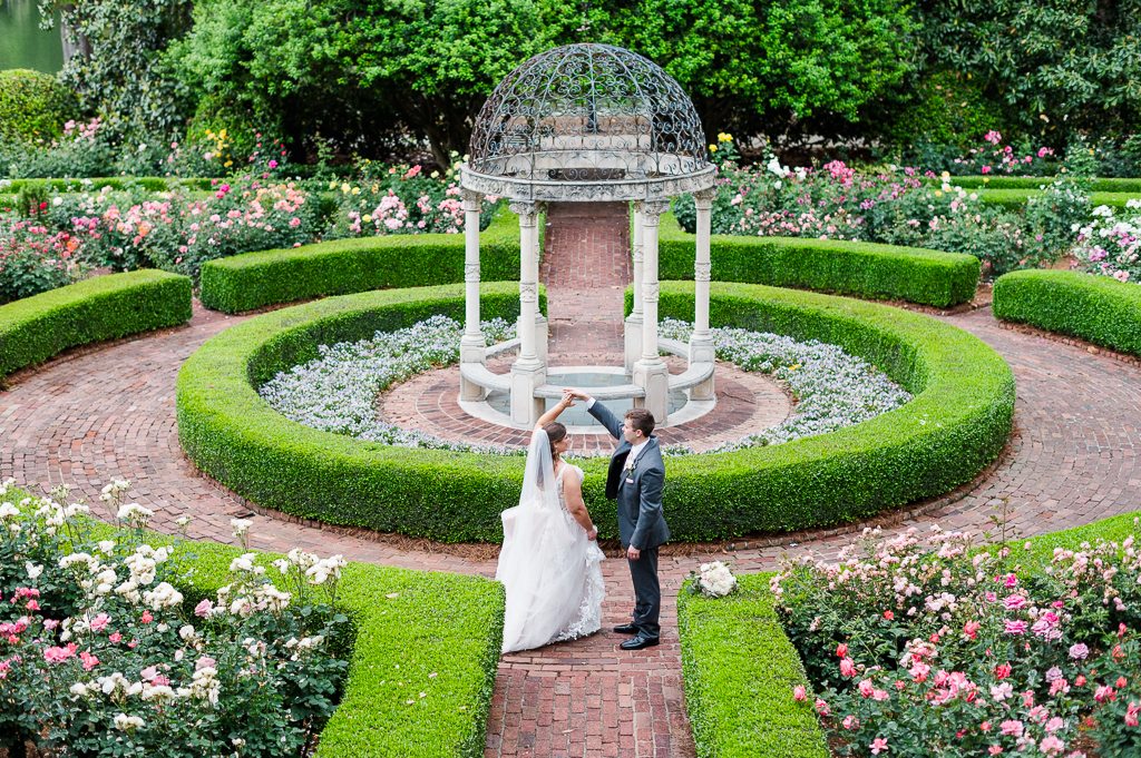 Furman University Rose Garden Wedding Photos