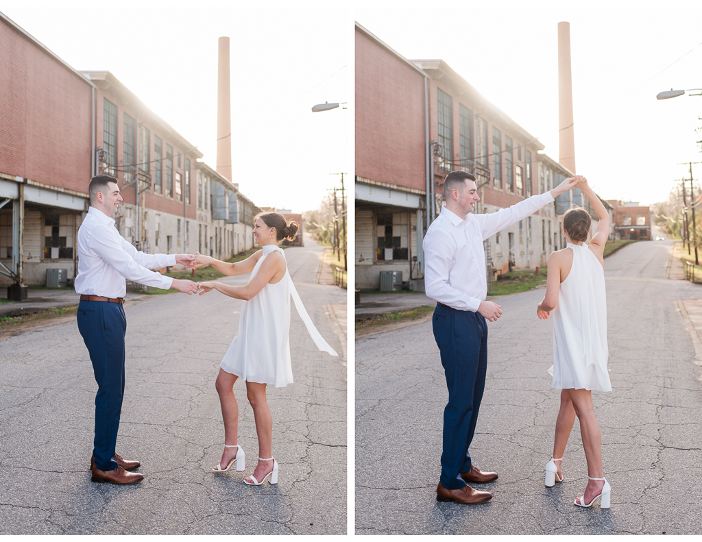 Elegant Taylors Mill Engagement Photos