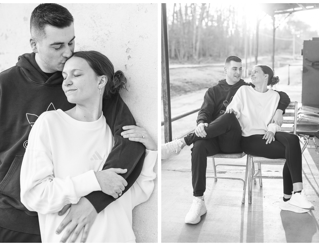 Casual Adidas Taylors Mill Engagement Photos
