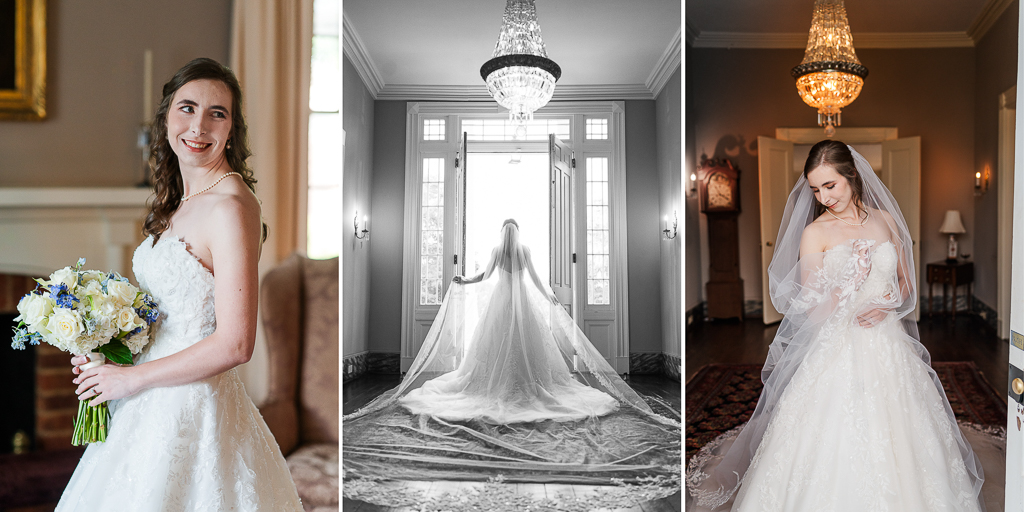 Bride at the Cherrydale House at Furman University